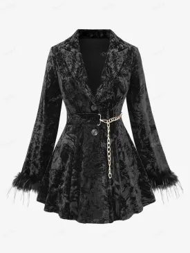 Reverskragen Jacke Mantel