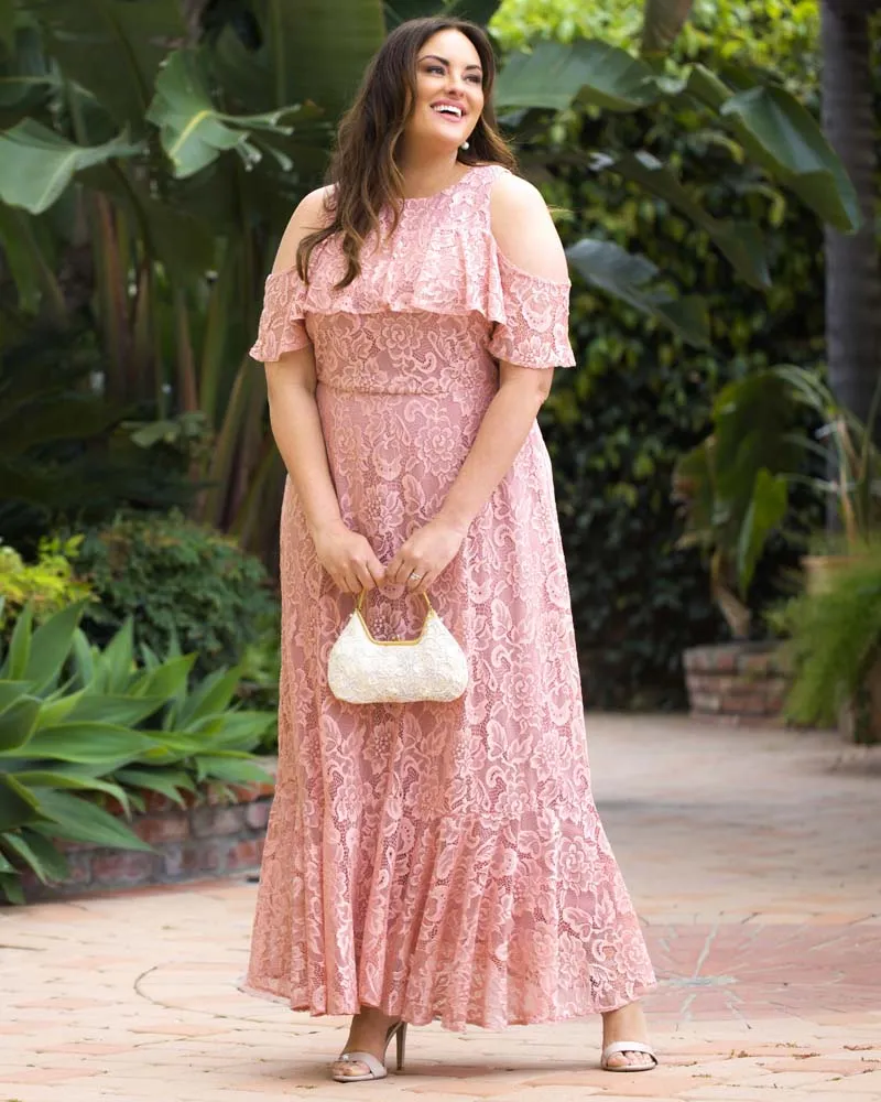 Riviera Lace Evening Gown - Sale!