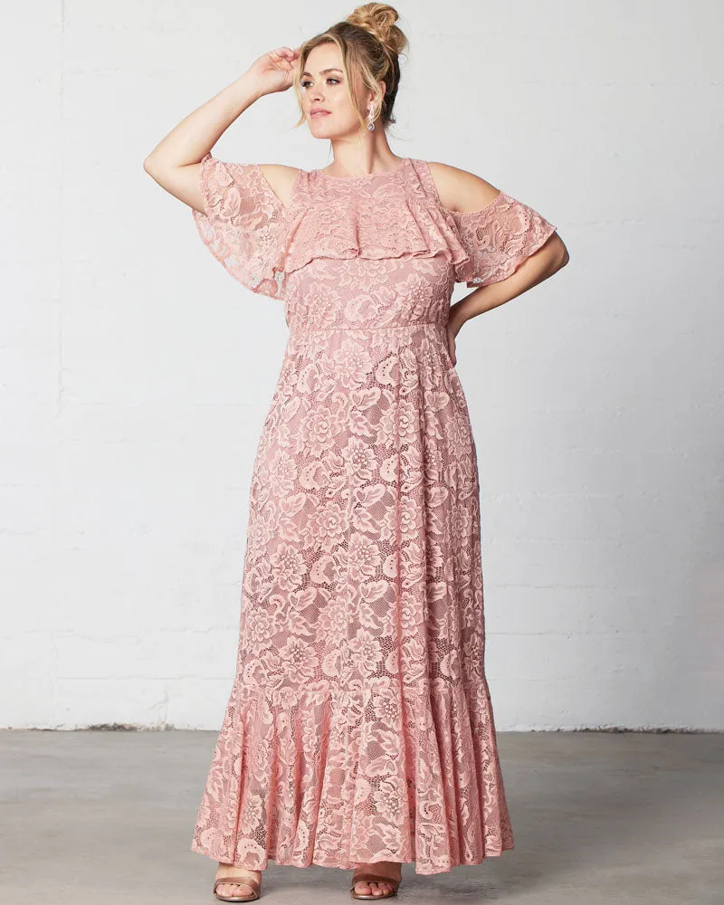 Riviera Lace Evening Gown - Sale!
