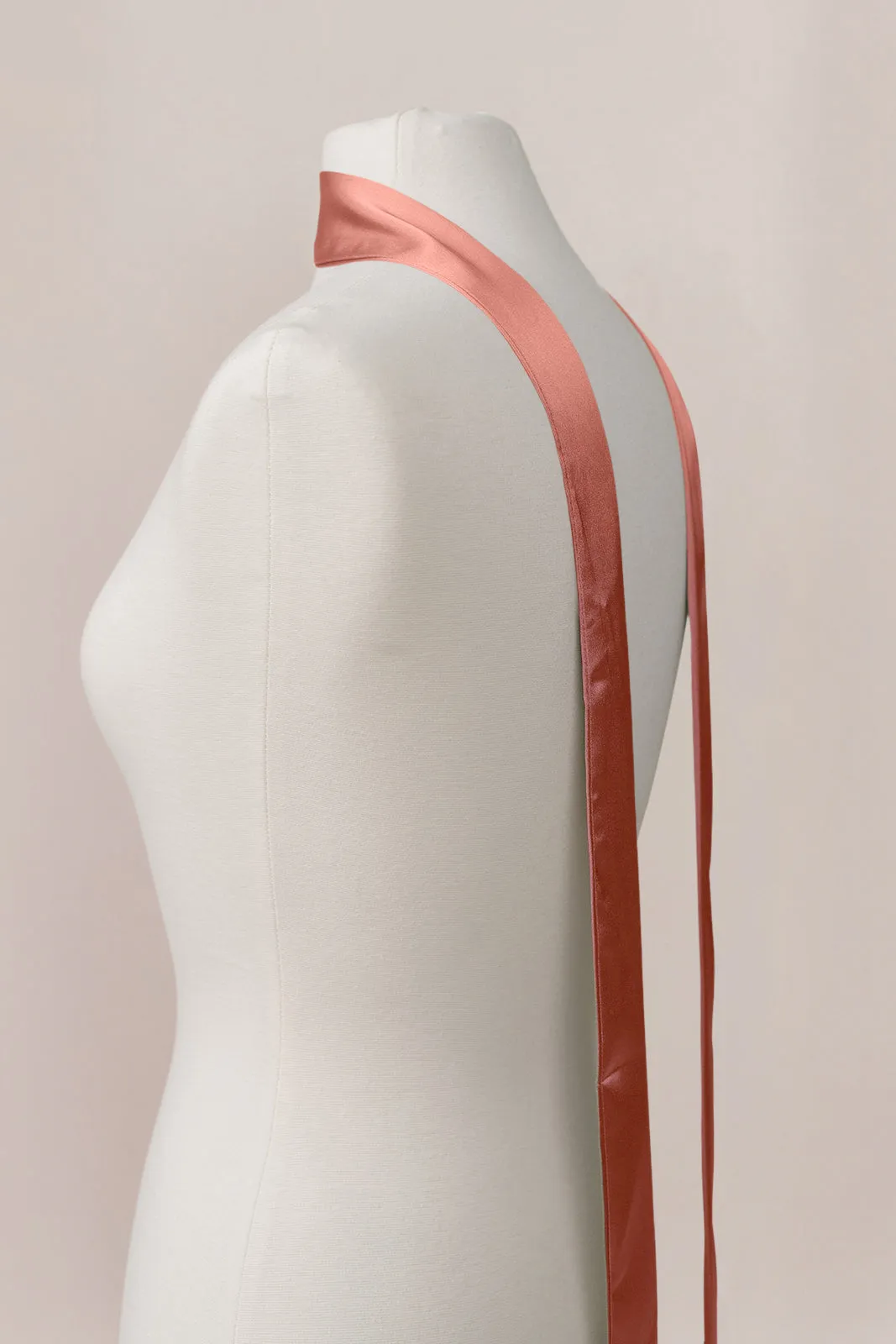 Satin Skinny Scarf | Made To Order