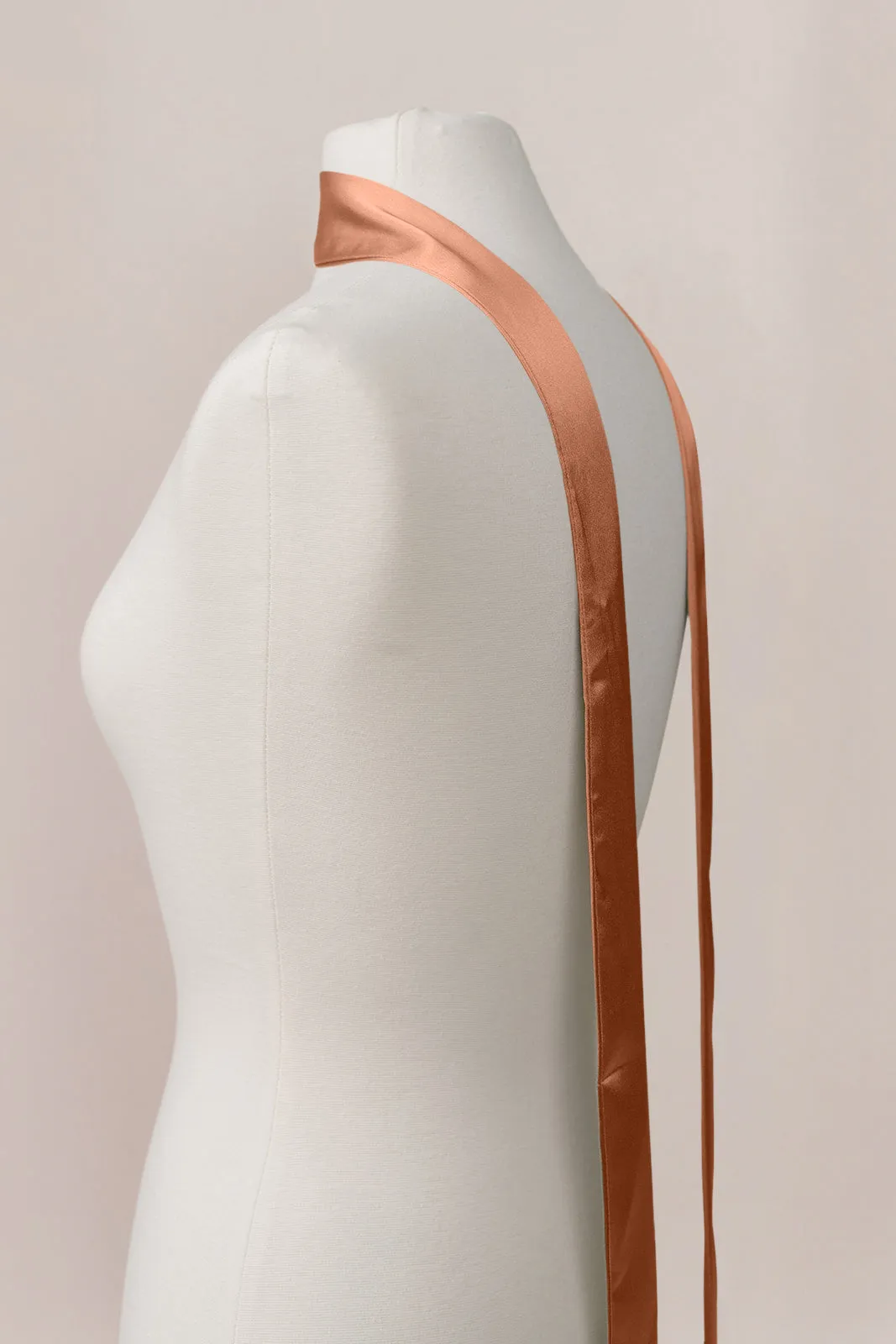 Satin Skinny Scarf | Made To Order