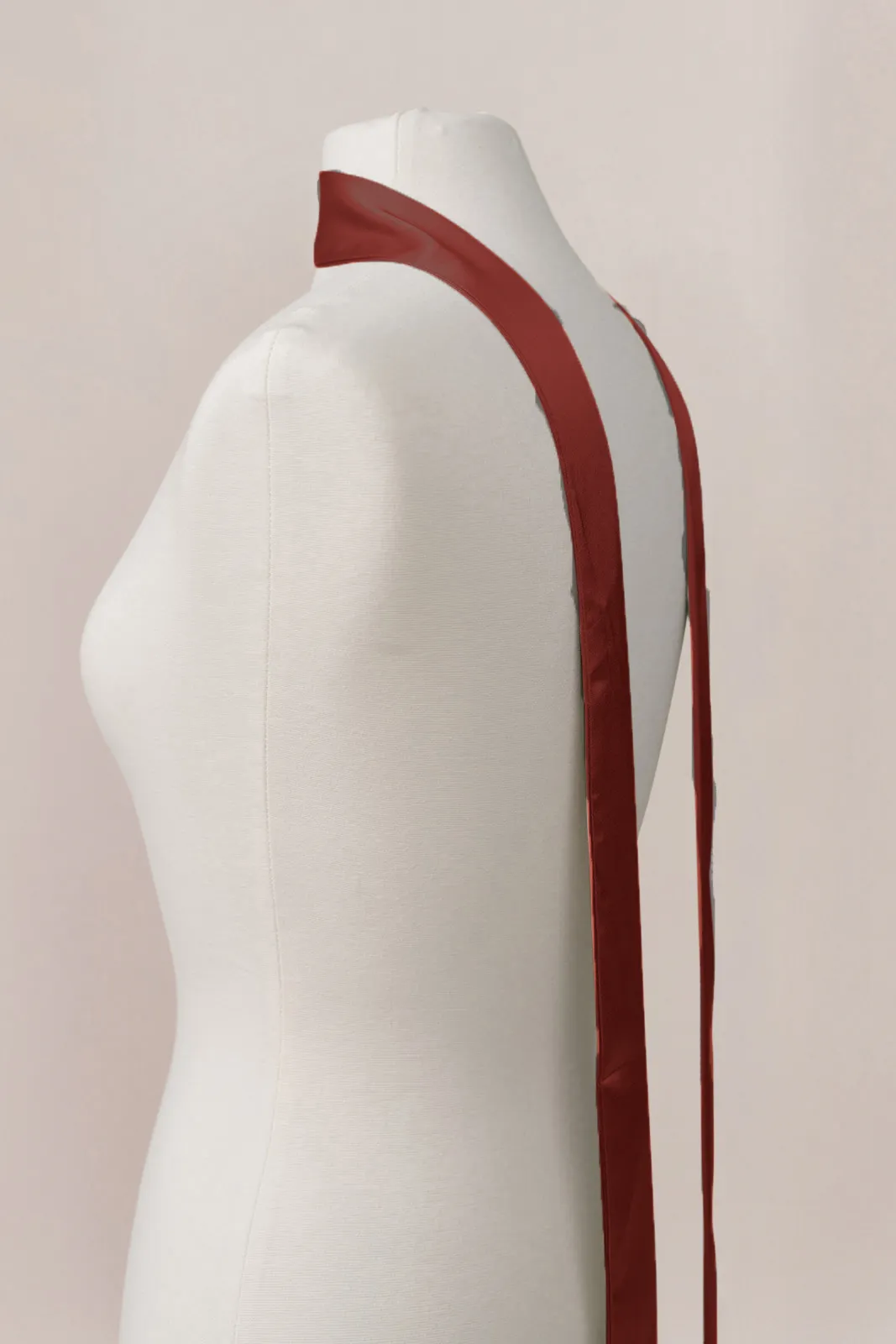 Satin Skinny Scarf | Made To Order