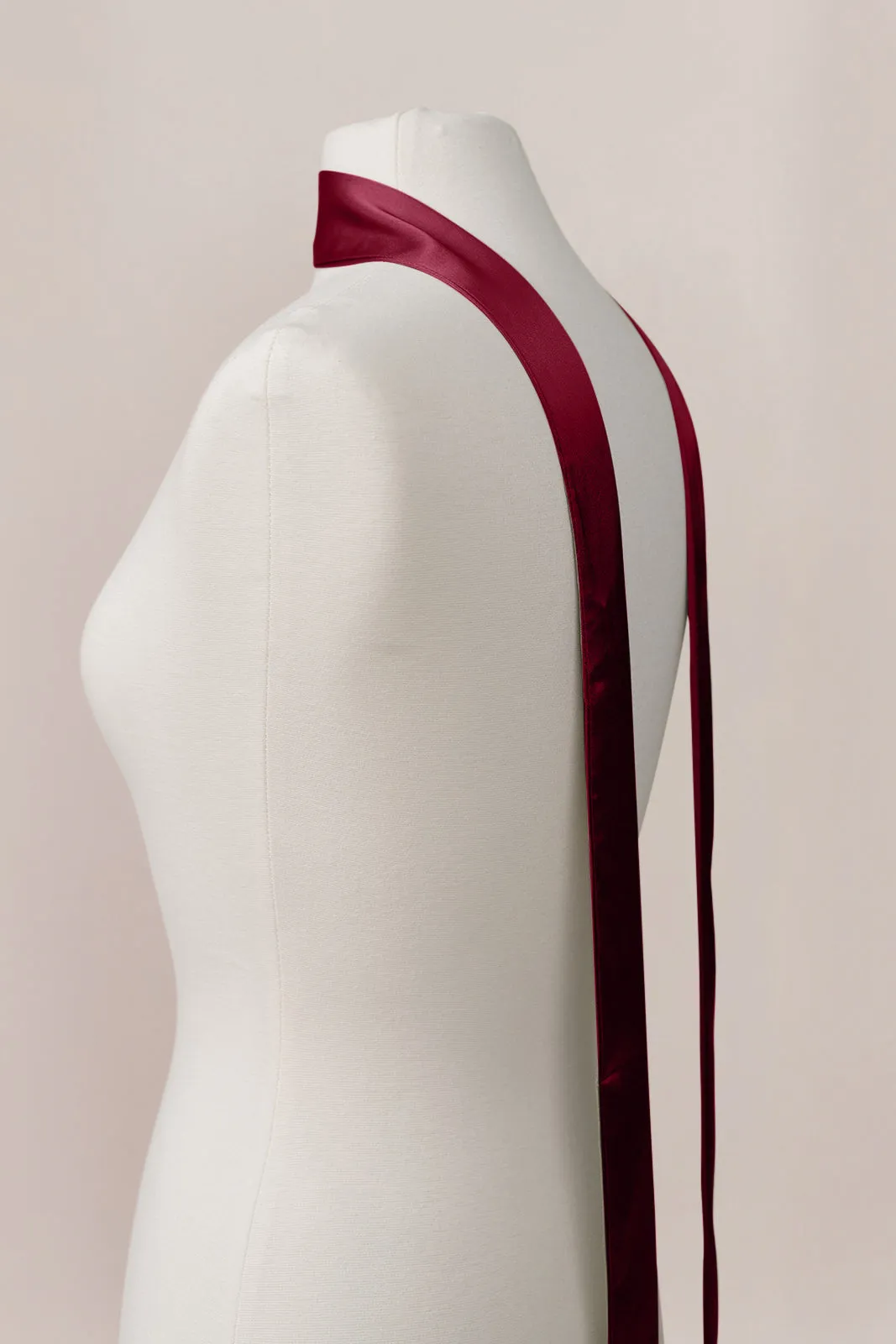 Satin Skinny Scarf | Made To Order
