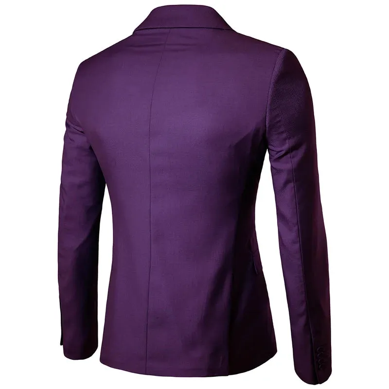 Slim Fit Blazer mit einem Knopf