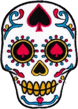 Sugar Skull Spades Patch