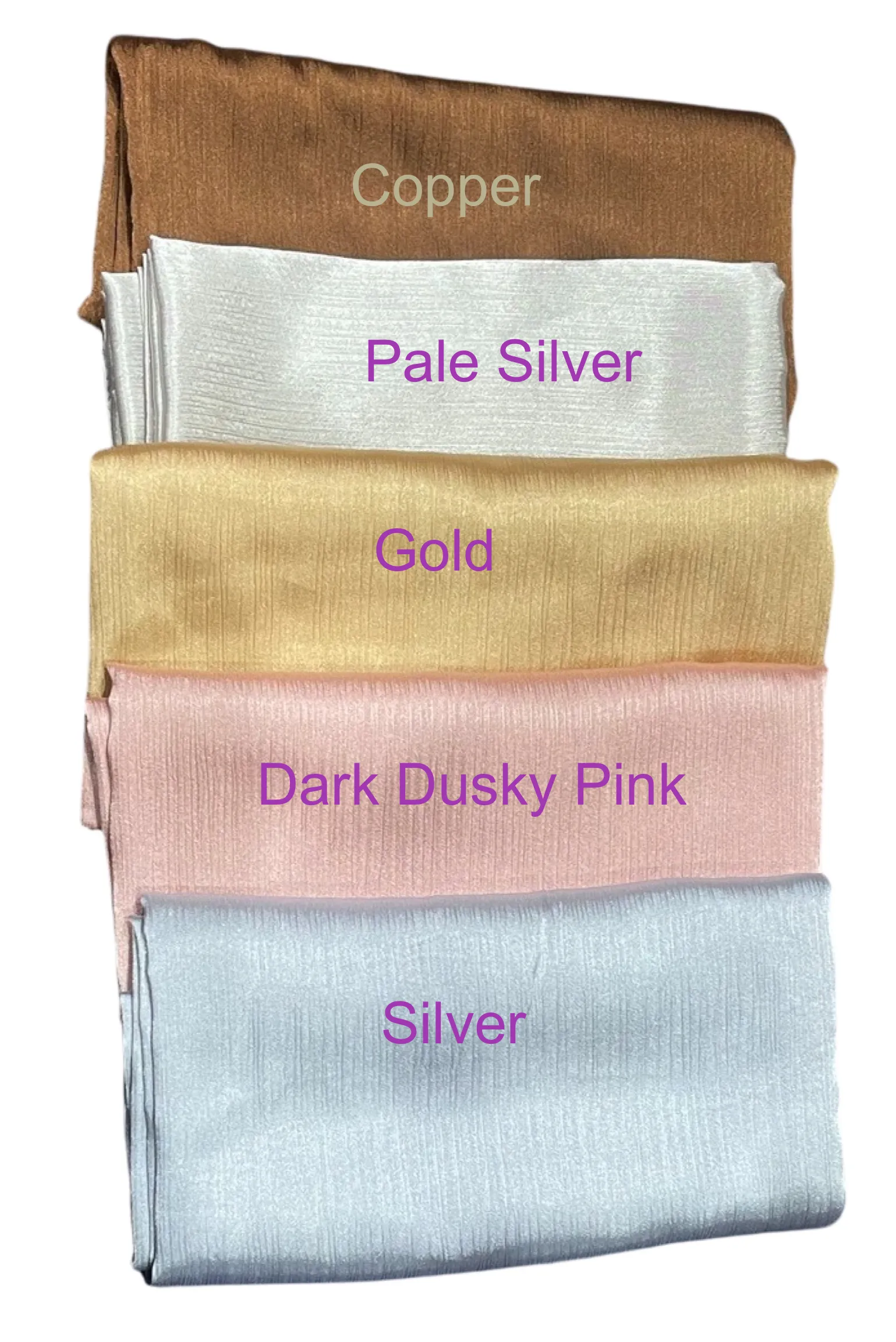 Sumptuously Soft Luxury Premium Crinkle Soft Lush Silk Hijab Scarf Plain Wrap Stripe Satin Luxe