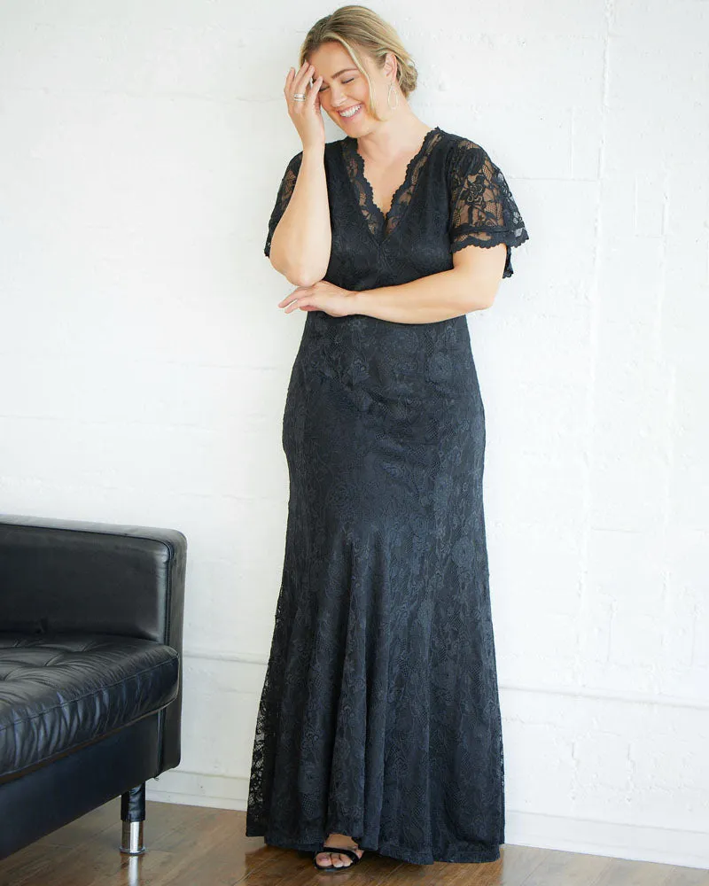 Symphony Lace Evening Gown - Sale!