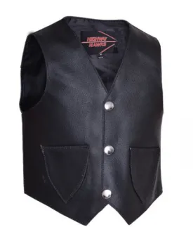 Toddlers Leather Vest