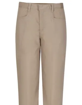Khaki Stretch Twill Pants for Girls from Tulane - Enhanced Title