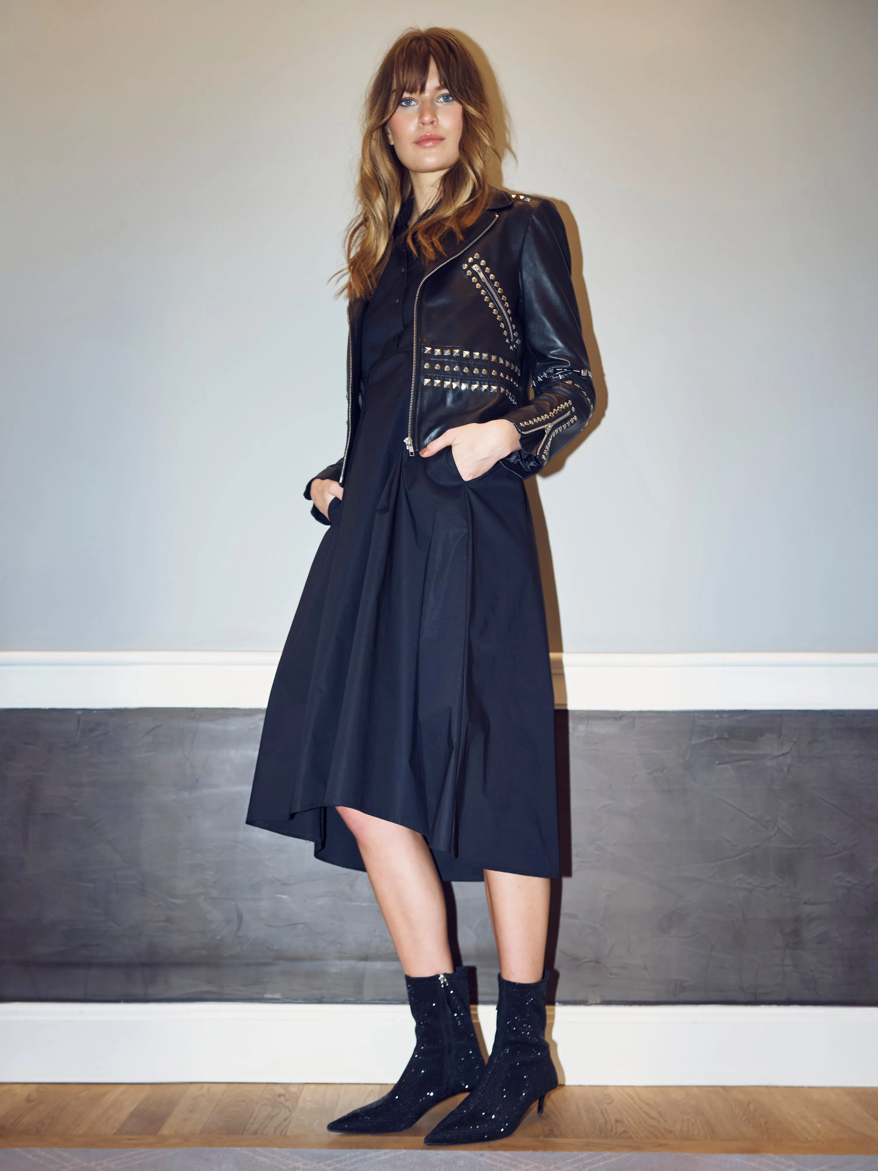 VERENA biker jacket - Black