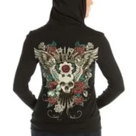 Womens T-Shirt Hoodie