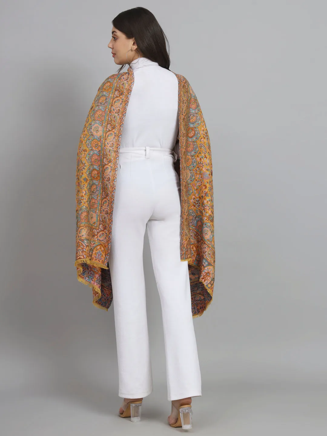 Yellow Kani Shawl Online