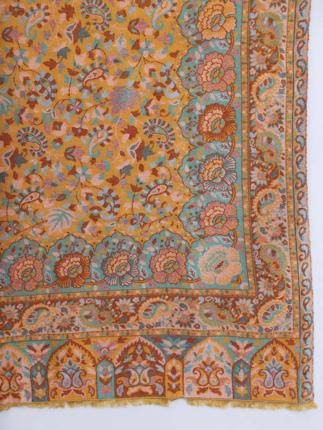 Yellow Kani Shawl Online
