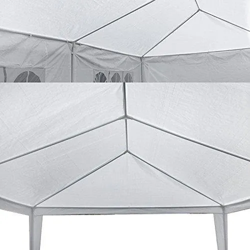 ZENY™ 10' x 30' Outdoor White Waterproof Gazebo Canopy Tent Assemble Parts